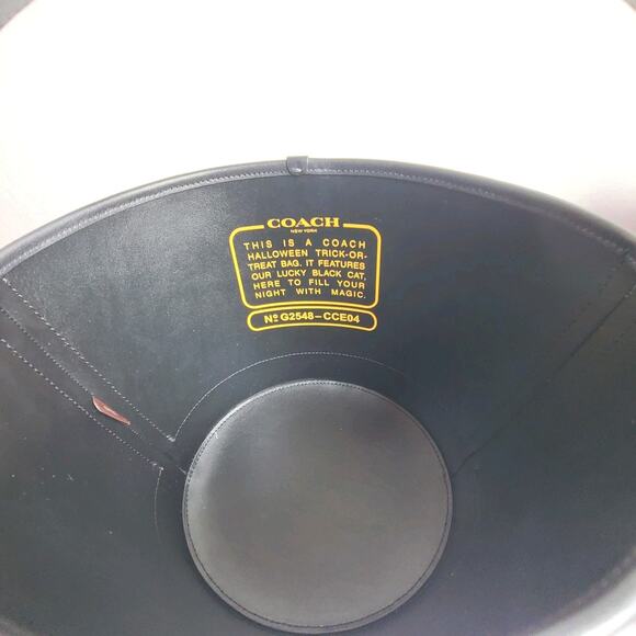 SET OF 3 COACH Trick Or Treat Cat Pumpkin Owl Halloween Buckets Bags NWT - Picture 5 of 7